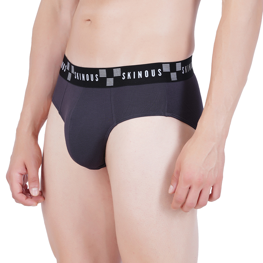 Skinous Brief Ew Gun Metal Cozy Fit Skinous Brief Ew Gun Metal Cozy Fit