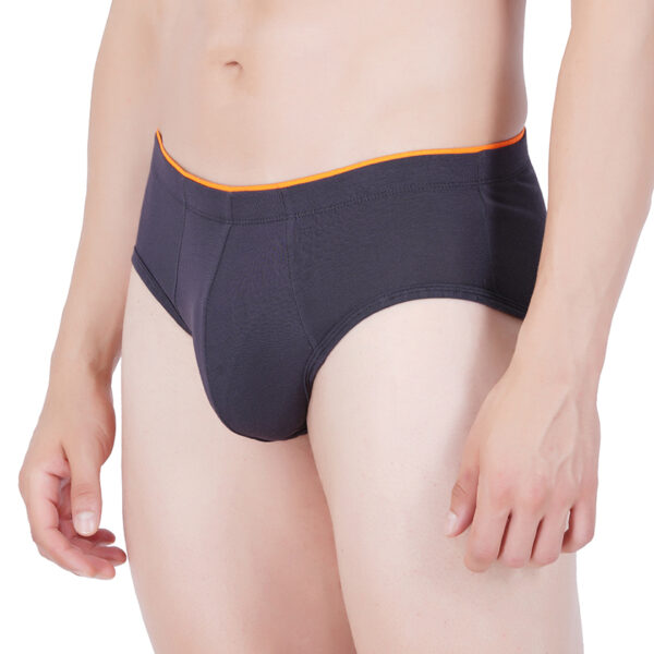 Skinous Brief Siw Gun Metal Relaxed Fit