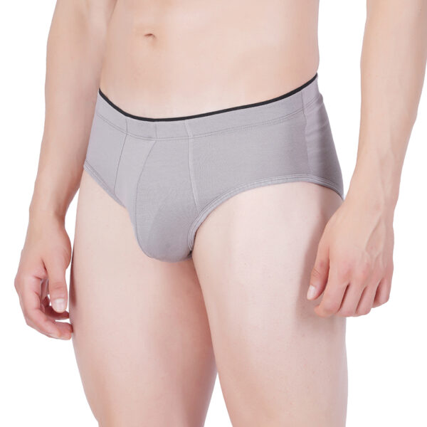 Skinous Brief Siw Light Grey Comfort Fit
