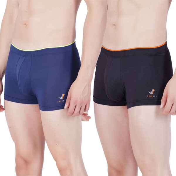 Skinous Trunk Inner Navy and Dark Grey Comfort Fit