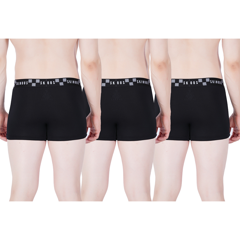 Skinous Trunk Top Three Black Color Combo Pack Relaxed Fit Skinous Trunk Top Three Black Color Combo Pack Relaxed Fit