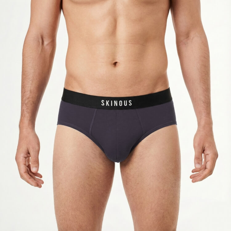 mens brief ew gun metal