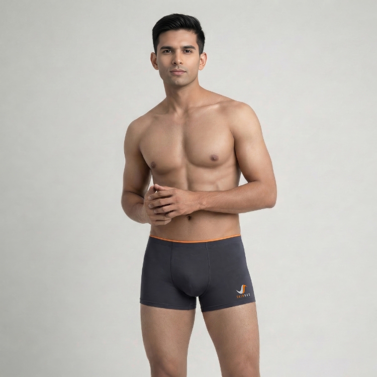 mens trunk siw gun metal