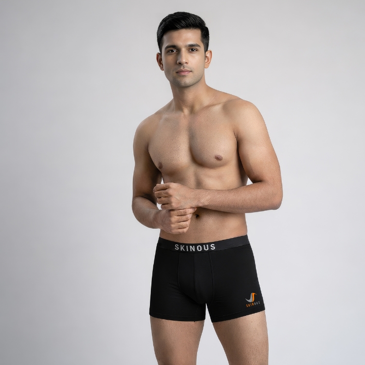 skinous mens trunk ew black