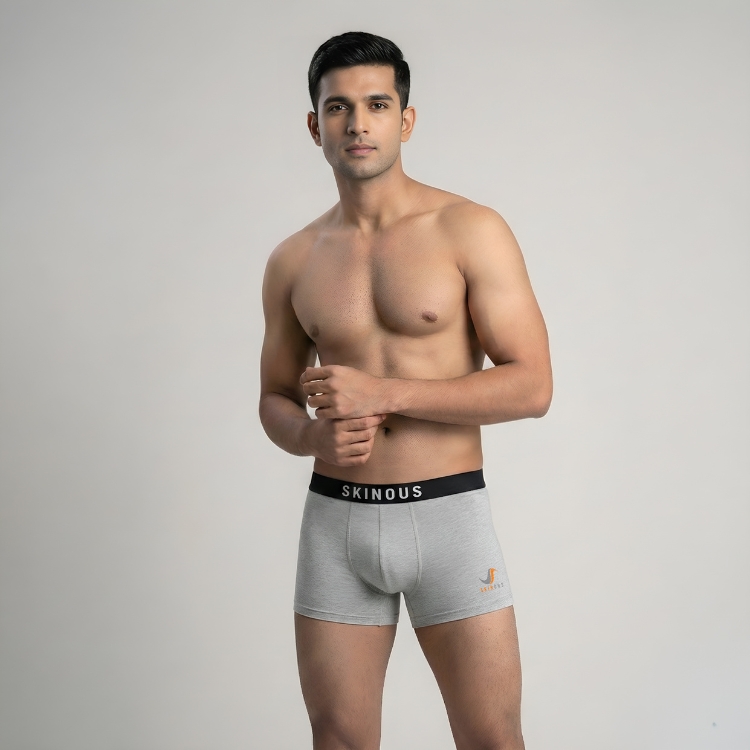 skinous mens trunk ew grey