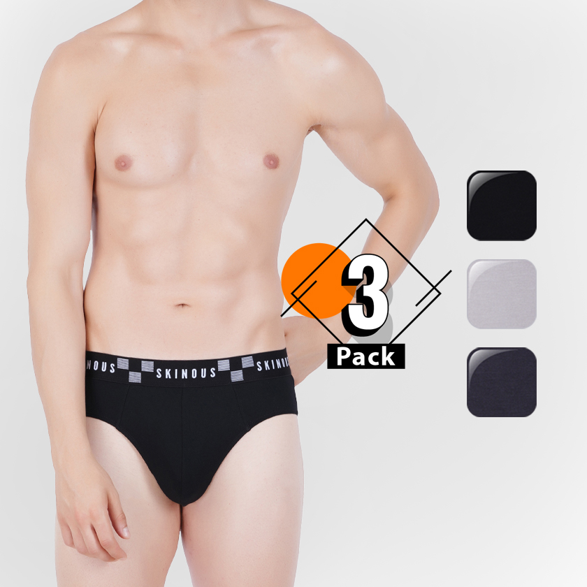 Skinous Brief Ew Pack of Three Cozy Fit Skinous Brief Ew Pack of Three Cozy Fit
