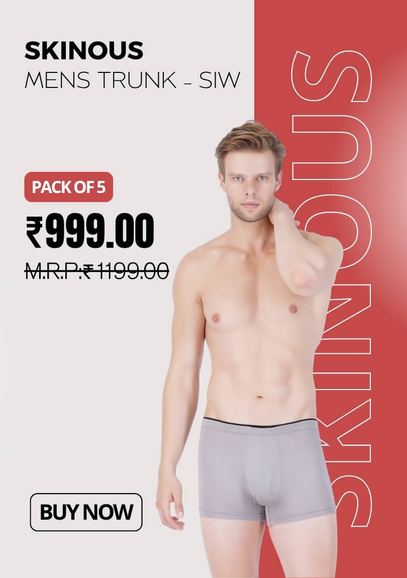 men trunk siw pack of five